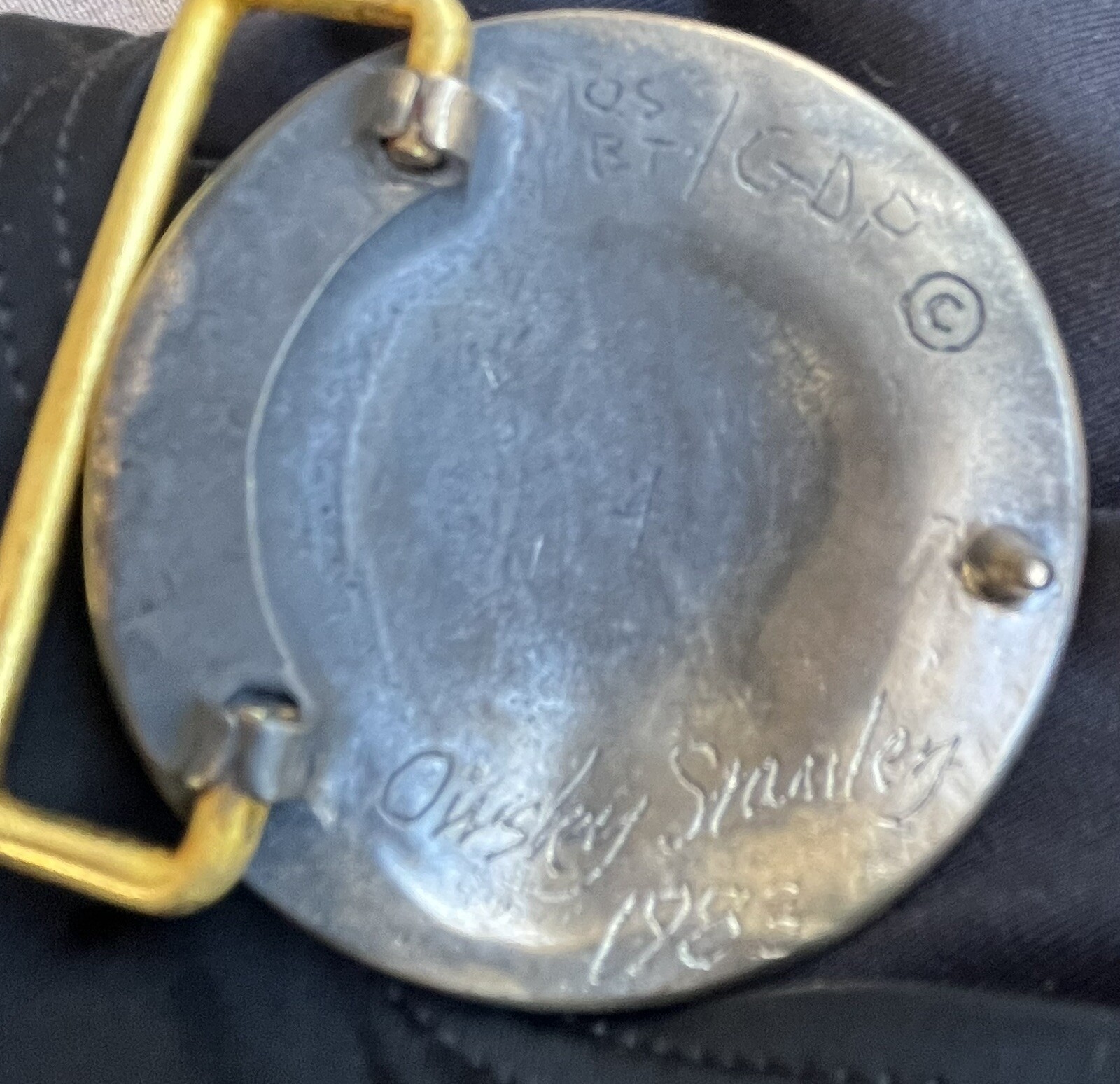 grateful dead belt buckle Owsley #4