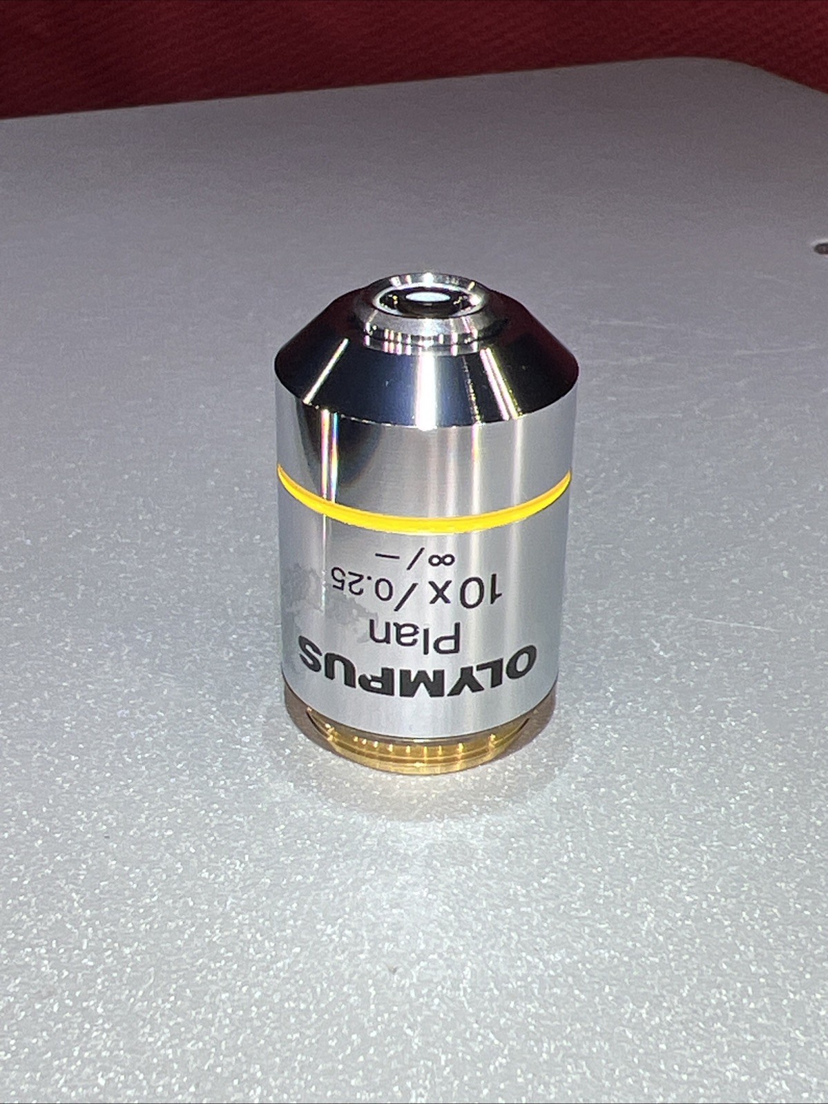 Olympus Plan 10x Objective 10x/0.25 ∞/- RMS thread - Japan Microscope Lens