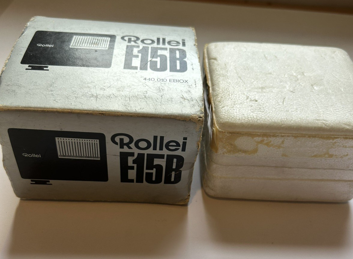 Rollei E 15B Electronic Flash – Vintage Hot Shoe Camera Flash