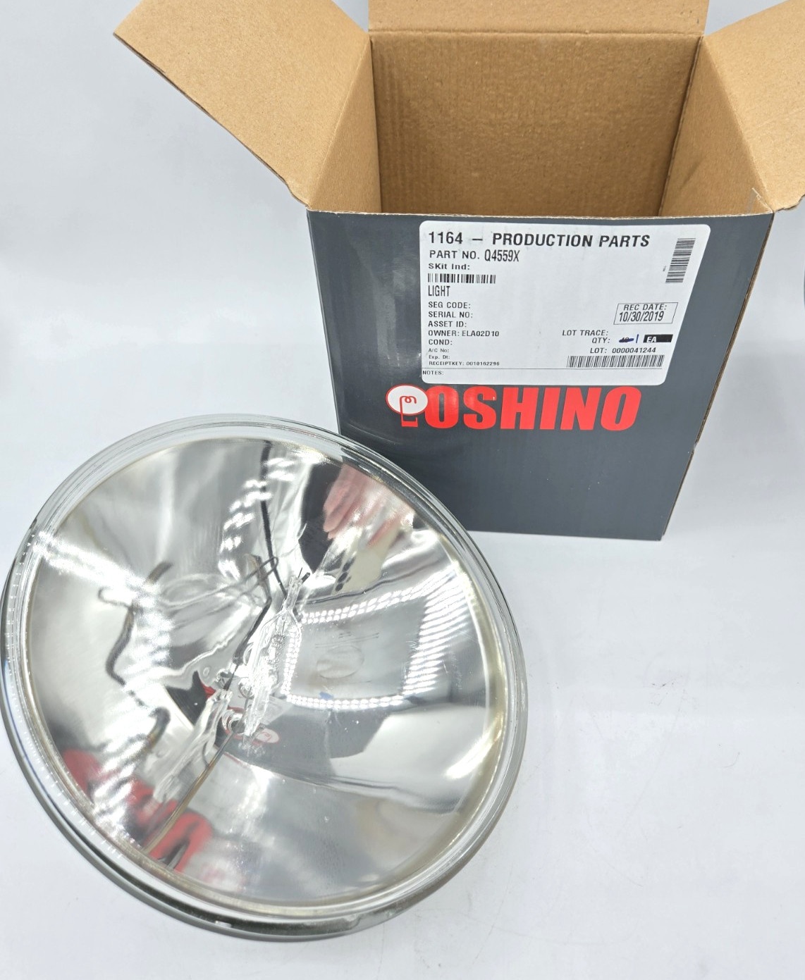 *NIB* Oshino Q4559X Aircraft Landing Lights 28V 600W Sealed Beam Lamps