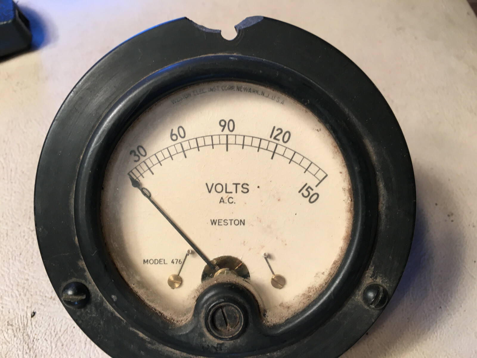 Weston Model 476 Volts AC 0-150 Meter