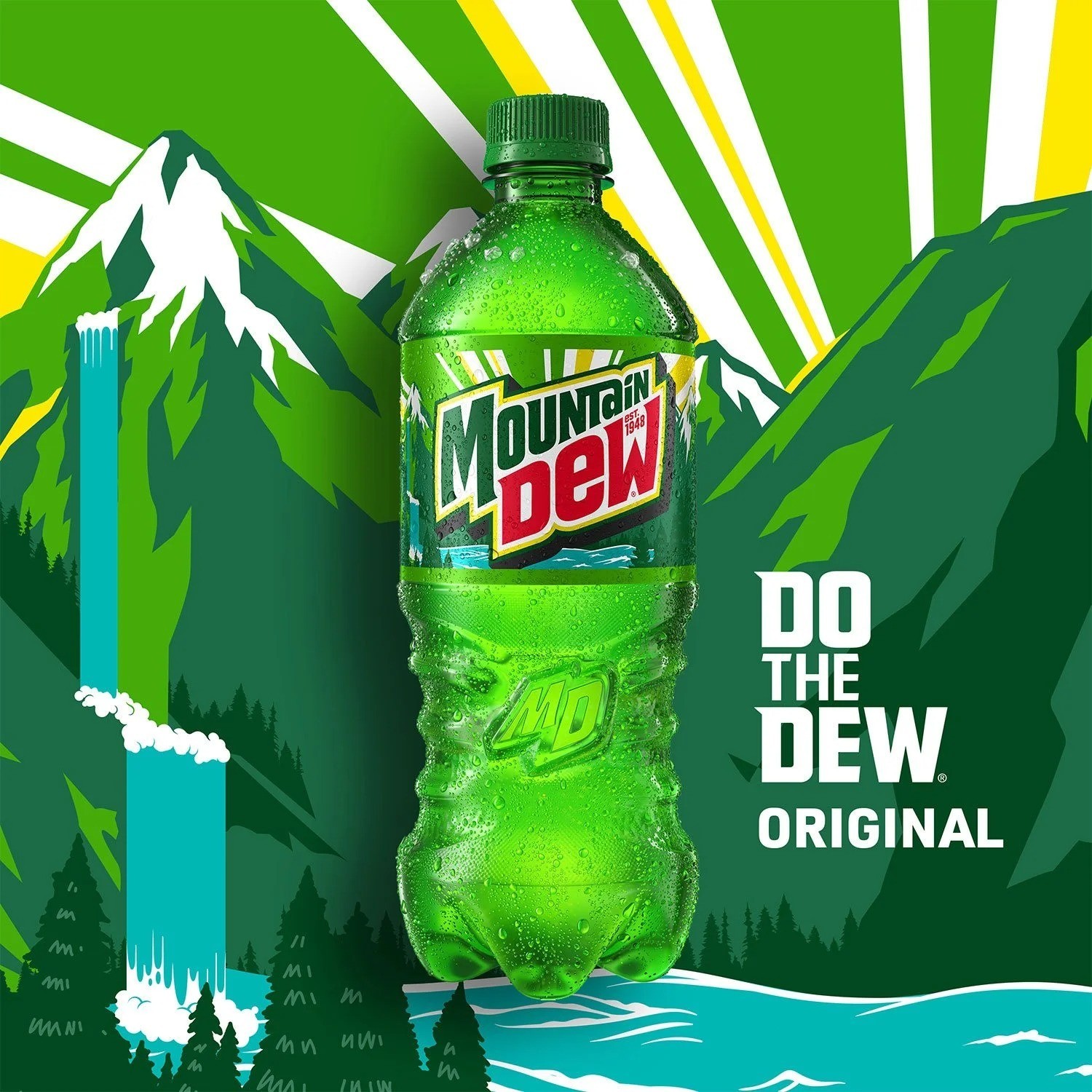 Mountain Dew Soda (16.9 fl. oz., 24 pk.)