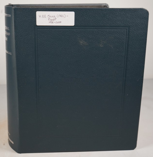 WORLDWIDE "C-E" 1980s-1990s COLLECTION OF 1,350+ STAMPS MINT & USED IN ALBUM