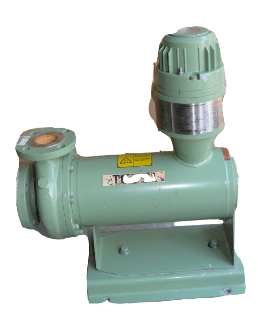 Nikkiso Non-Seal Pump TBP4 HN23B-B1 HN23BB1 Head: 20m 3.6kw 460v 500 L/min