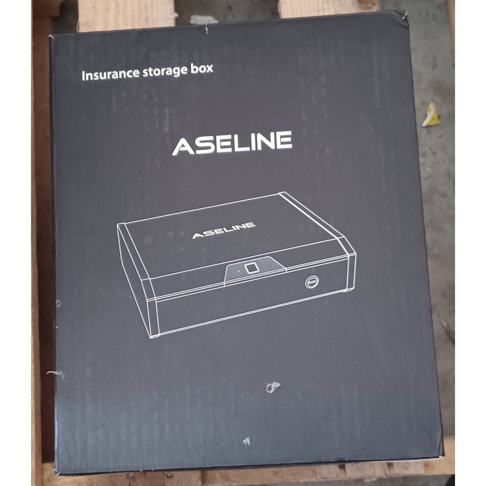Aseline Insurance Storage Box With Key Or Finger Recognition, Gun Documents Safe