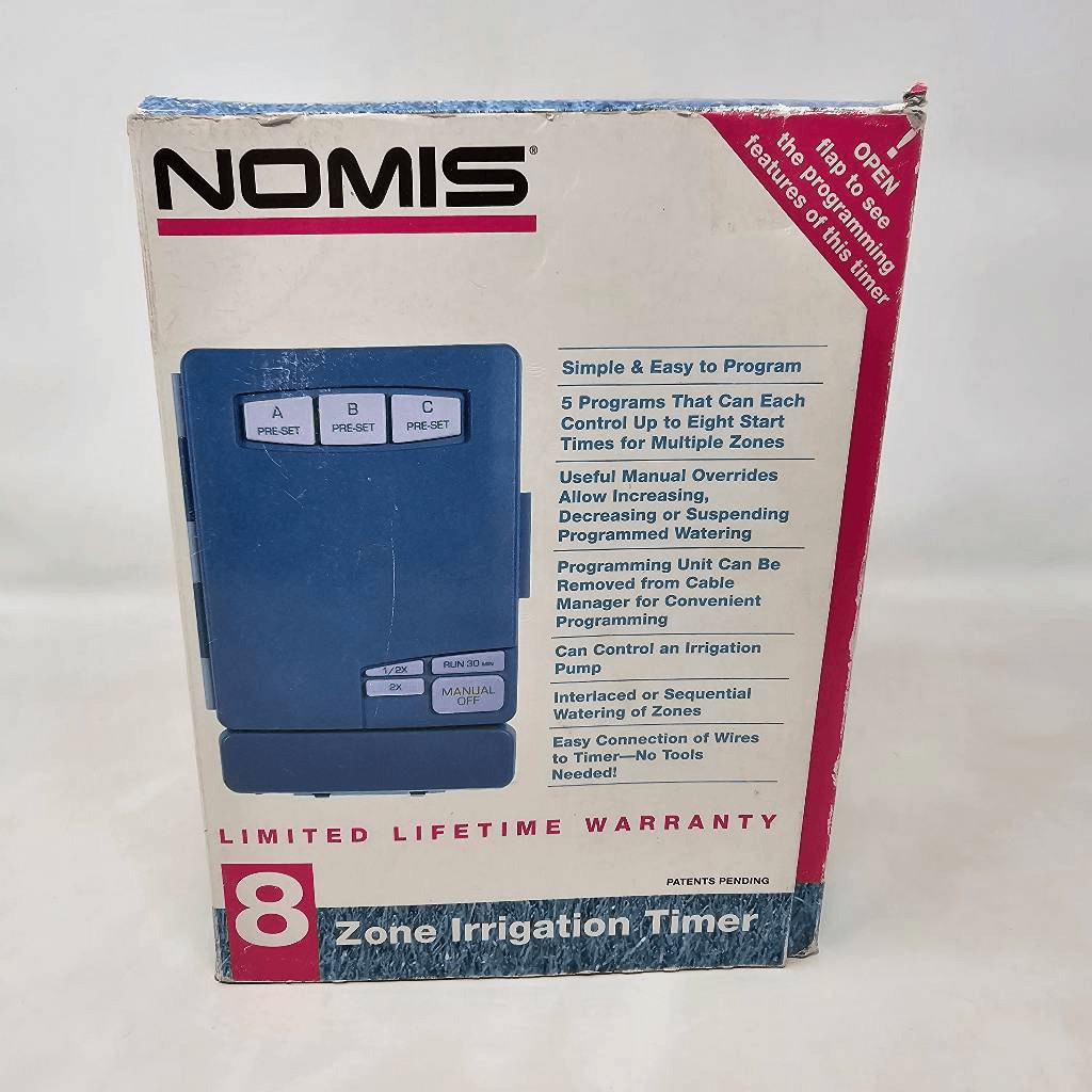NOMIS 8 ZONE STATION IRRIGATION SPRINKLER CONTROLLER MODEL G903