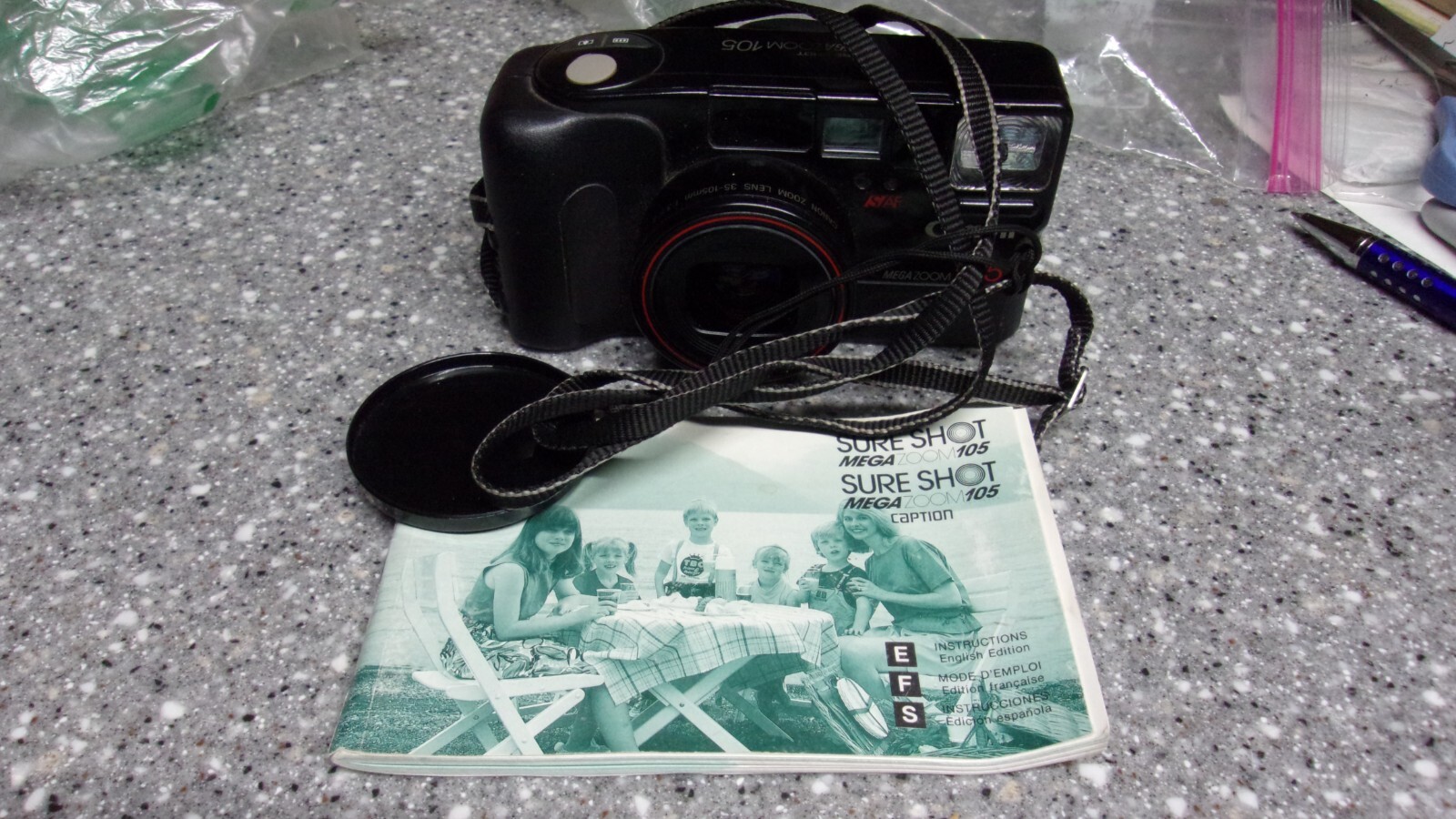 T35  Cannon camera sure shot