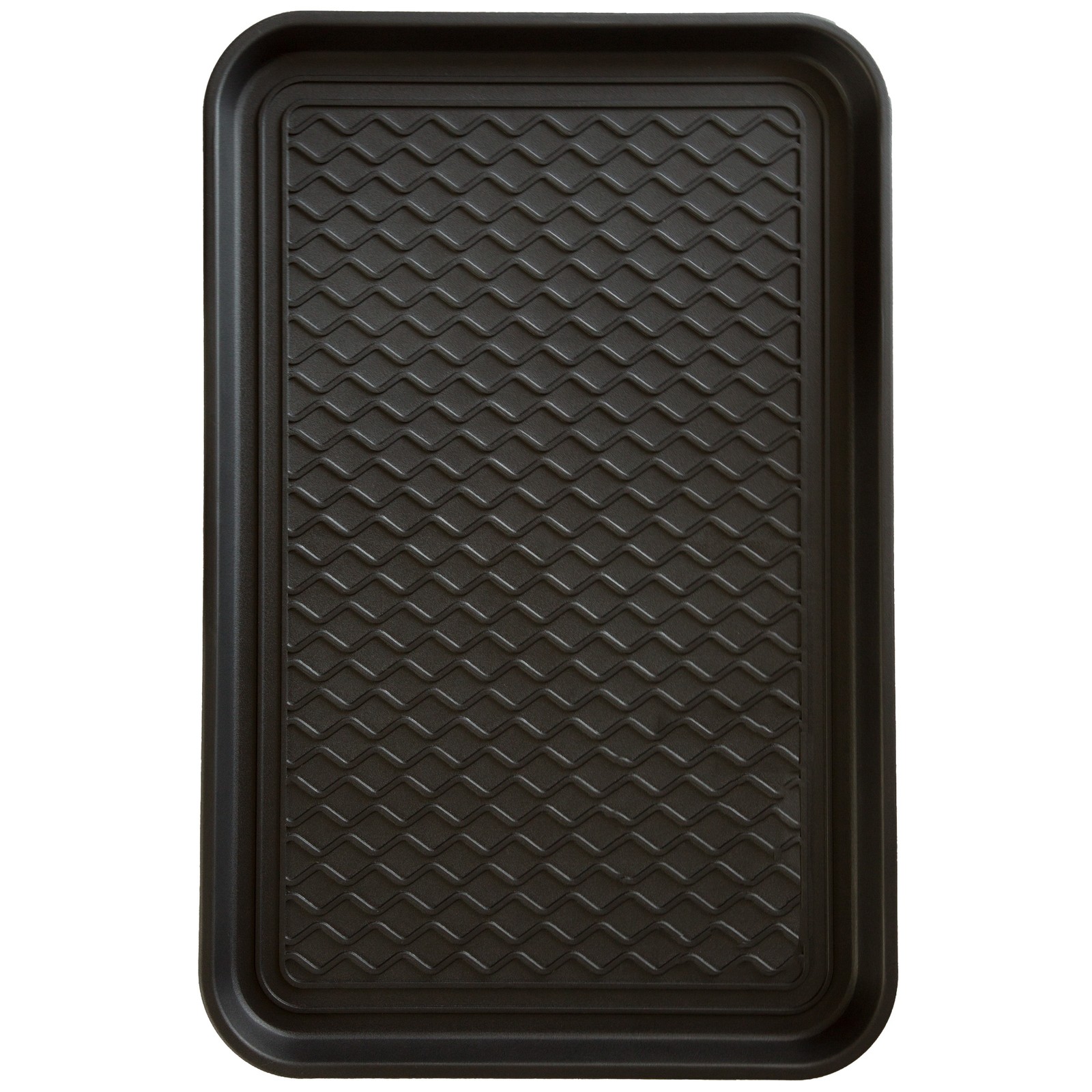 Boot Tray 15" x 24" All-Weather Indoor Outdoor Weather-Resistant Rubber Shoe Mat