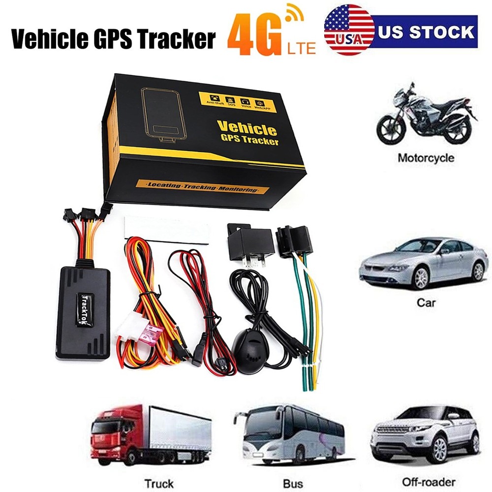 4G Car GPS Tracker GSM GPRS Real Time Tracking Device Locator for Truck Vehicle