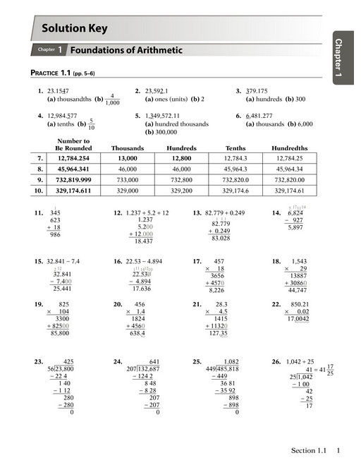NEW Abeka PRE-ALGEBRA SOLUTION KEY 319201 8th Grade Math Junior or High School