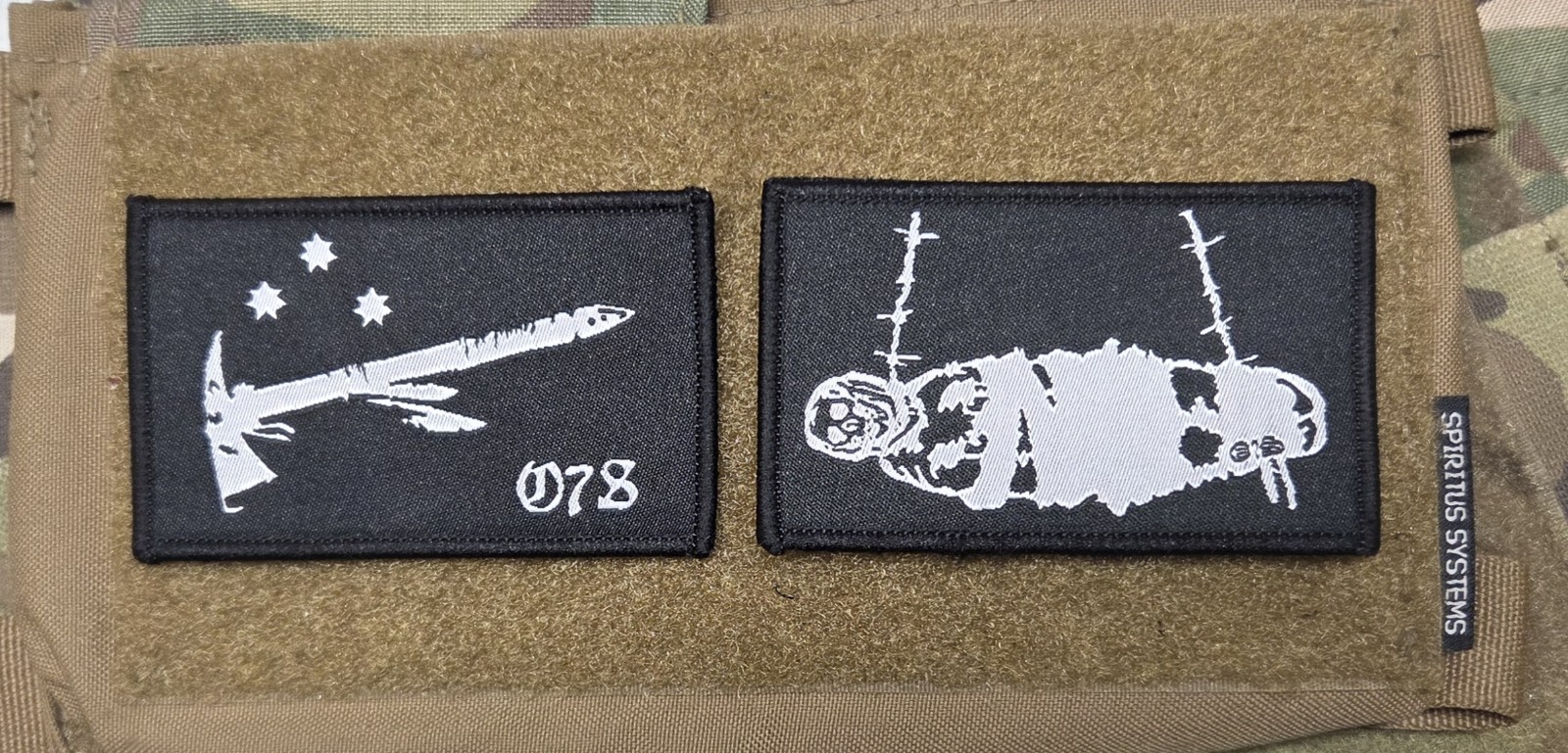 🏴(2-Pack) O7S patch lot - One 7 Six Team First (FOG, Forward, Dirty Kid, Supde