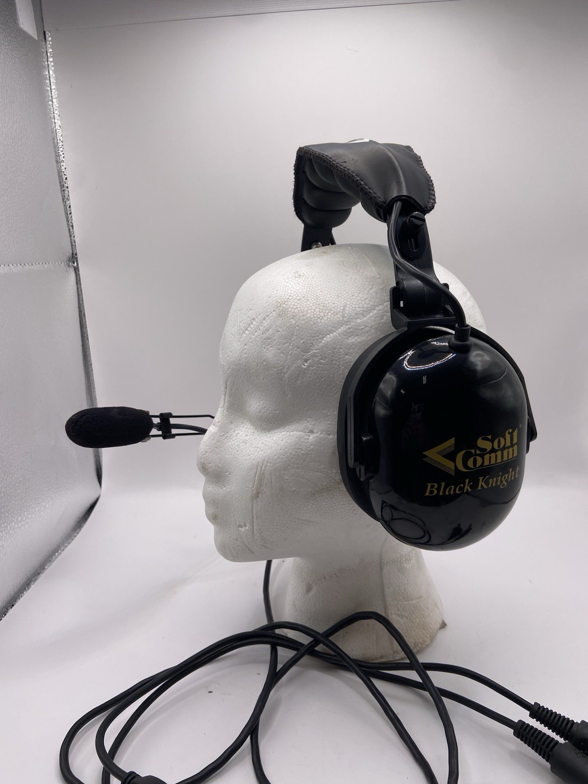 Soft Comm Black Knight Aviation Headset C-50