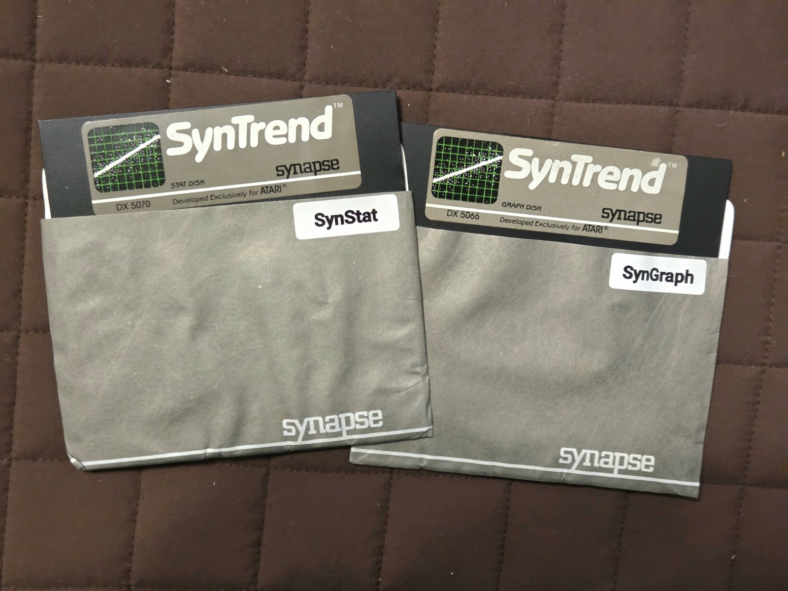 SynCalc, SynFile+, SynTrend with SynStat & SynGraph by Synapse for Atari