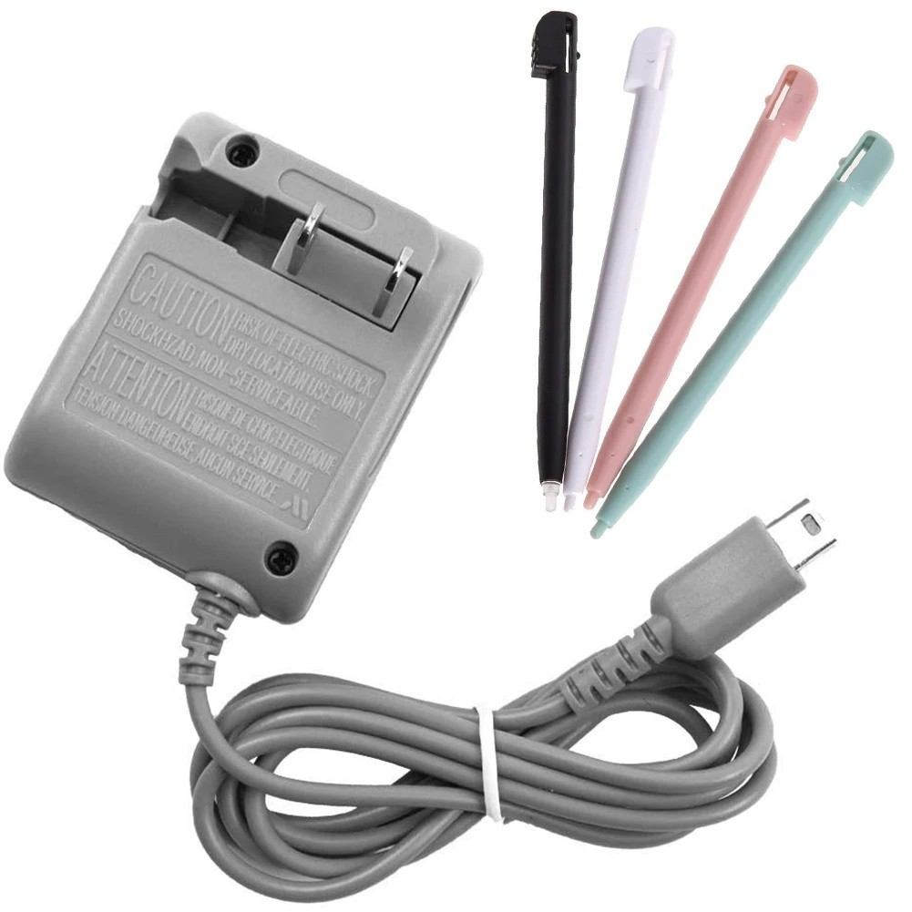 DS Lite Charger Kit, AC Wall Power Adapter and Stylus Pen for Nintendo DS Lite