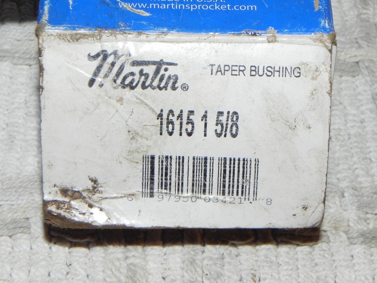 Martin 1615 1 5/8 Taper-Lock Bushing 1-5/8" Bore. No hardware