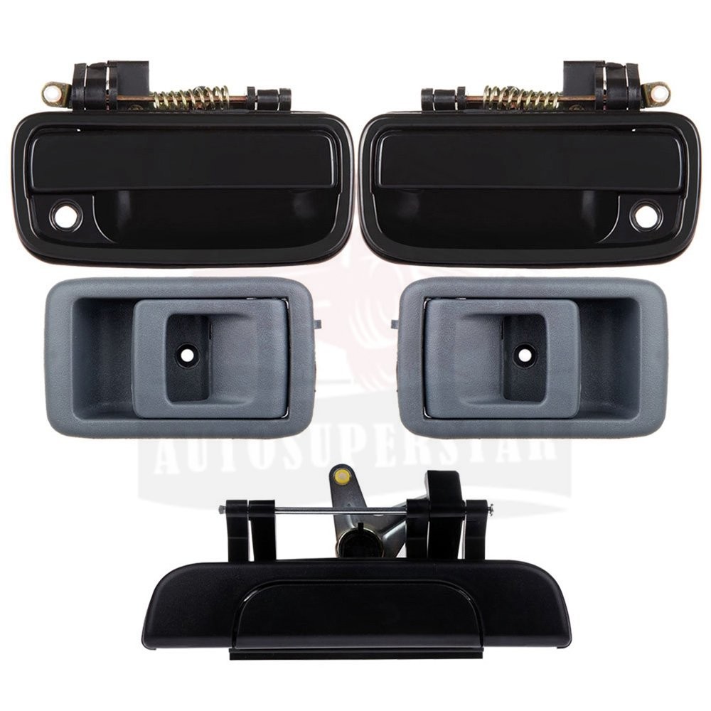 4x Interior & Exterior Front Door Handles+Tailgate For Toyota Tacoma 95-04