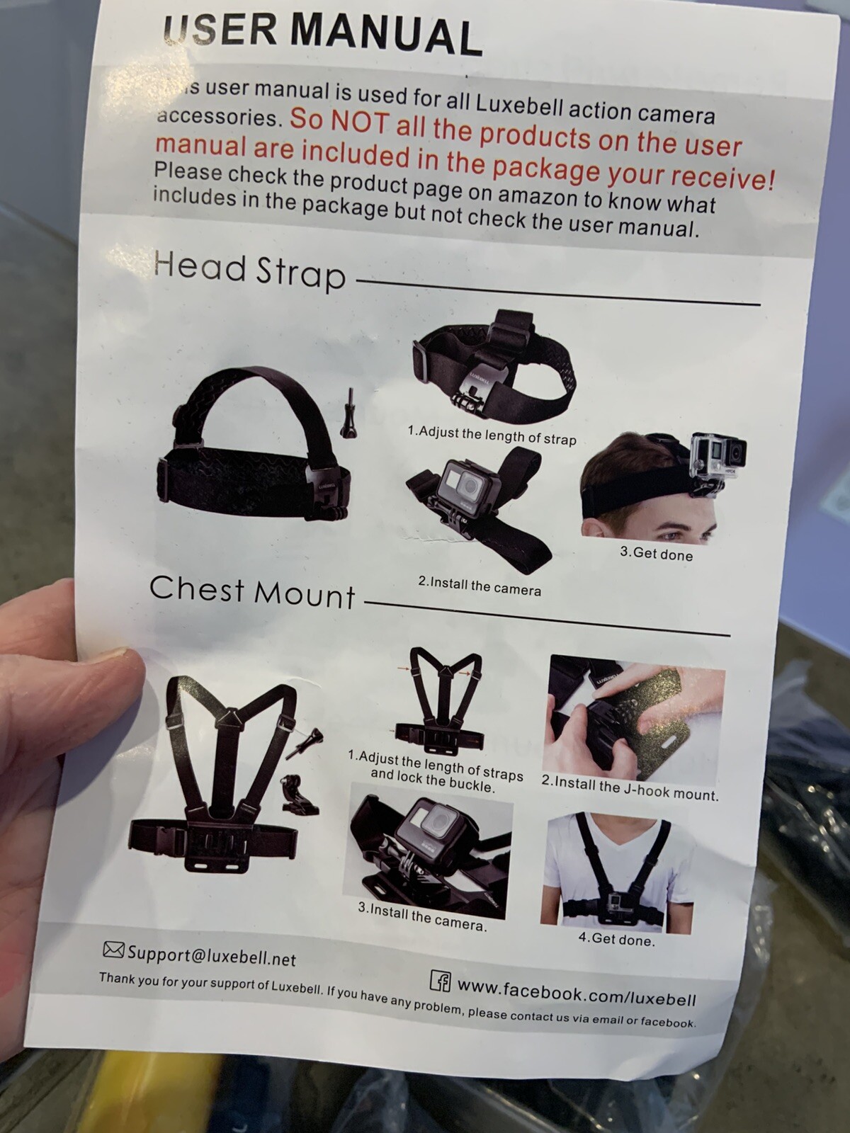 LUXEBELL 14 IN 1 ACCESSORIES KIT FOR GOPRO