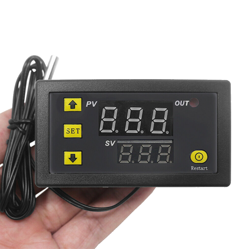DC 110V 20A LCD Digital Thermostat Temperature Controller Meter Regulator W3230