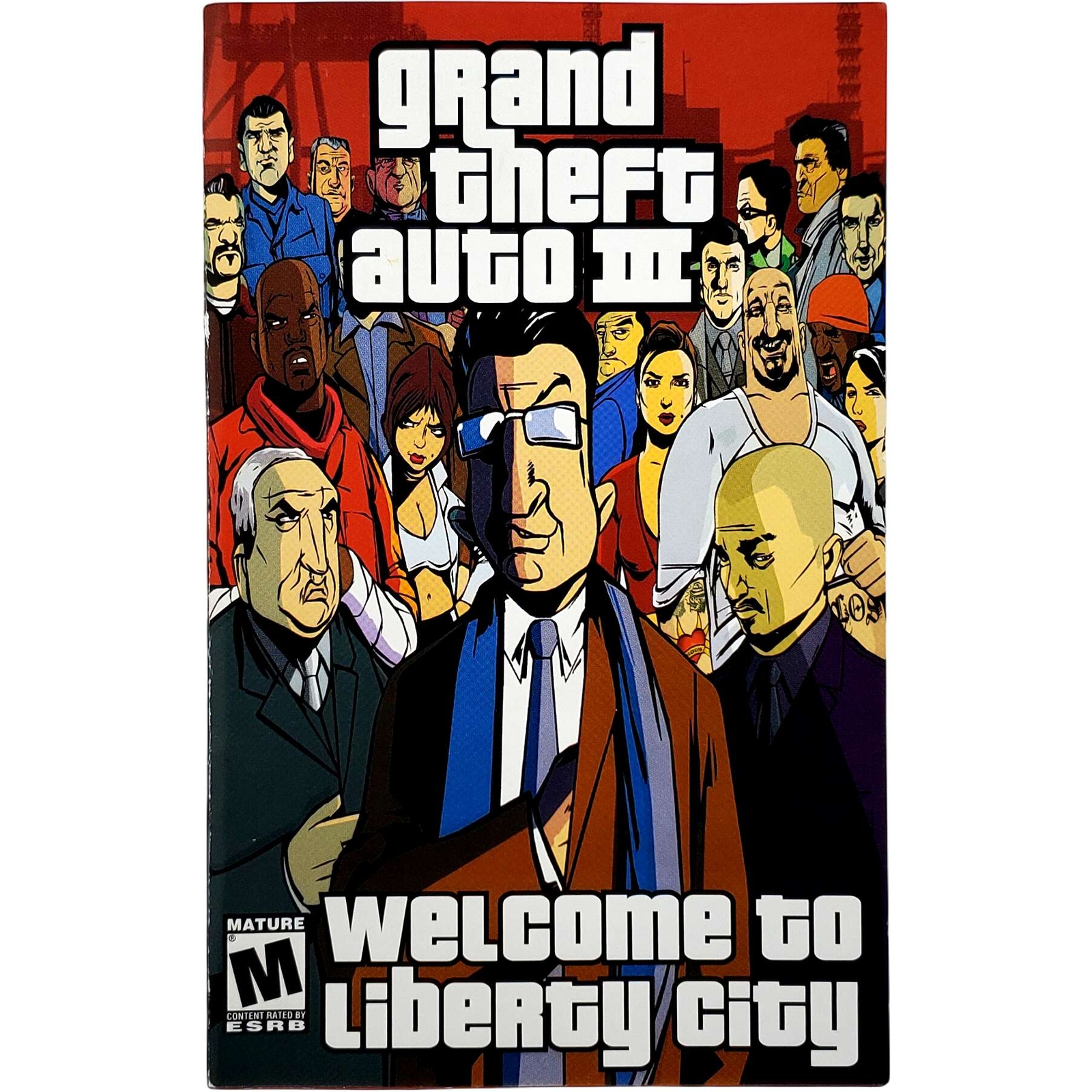 (Manual Only) Grand Theft Auto III - Sony Playstation 2 Excellent Original