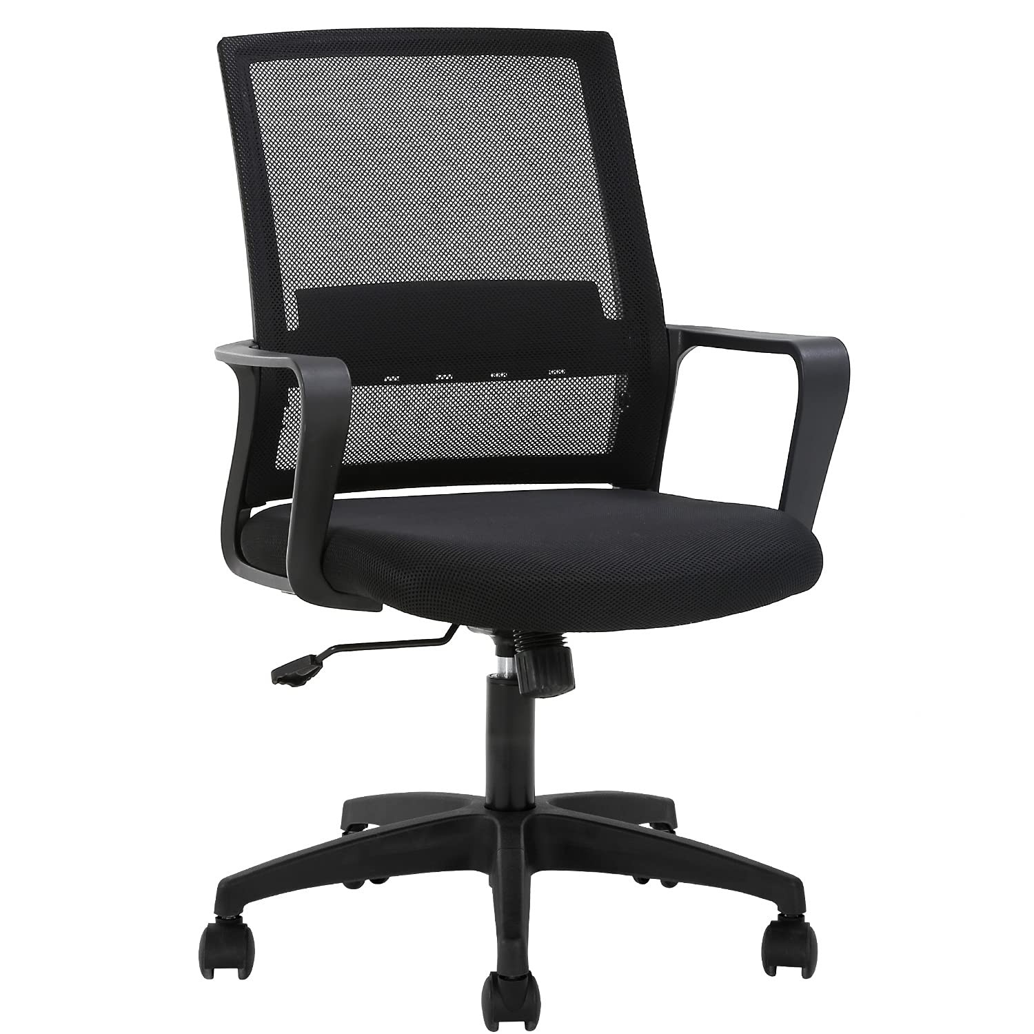 Ergonomic Office Chair Mid Back Mesh with Armrests