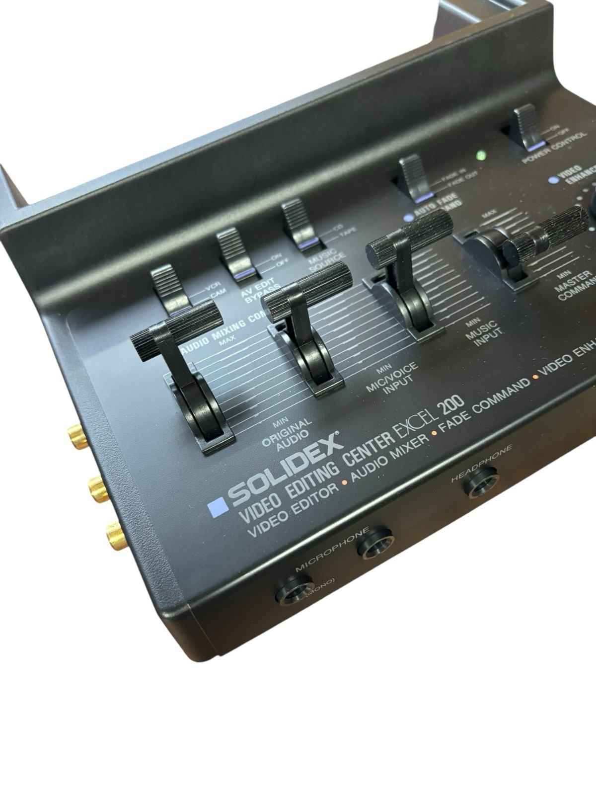 Solidex Excel 200 Video Editing Center Mixer Enhancer w/ Mic & Cables - Open Box