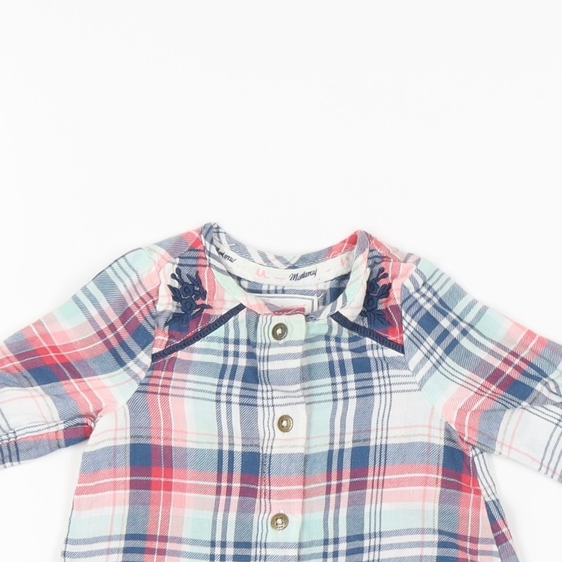 Marhmellow Multicoloured Plaid Button-Up for Babies