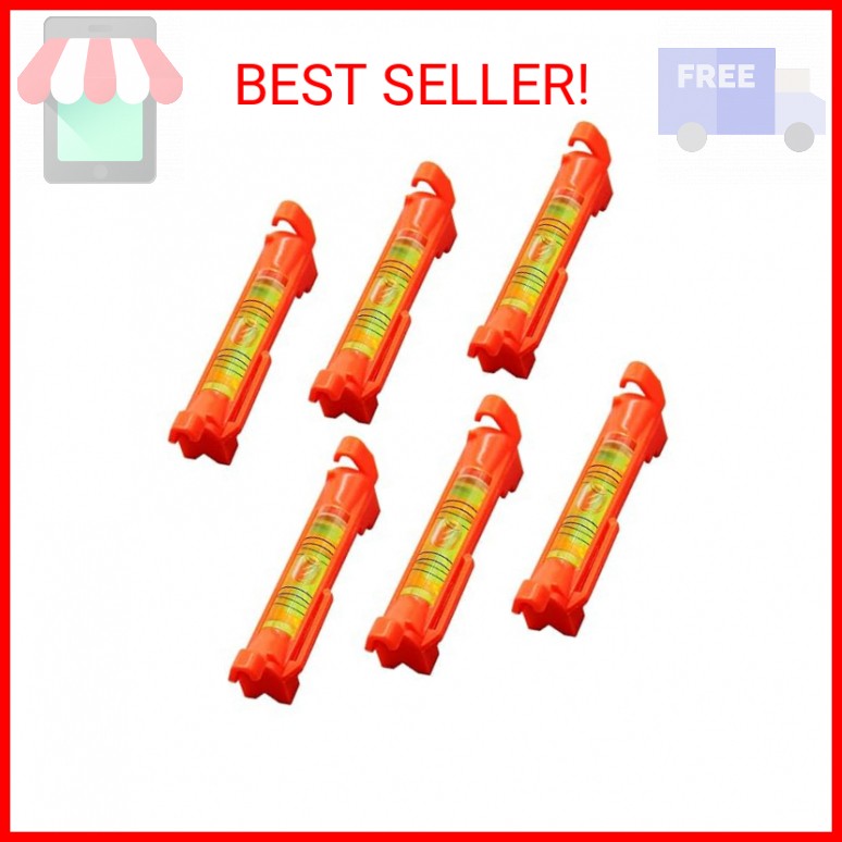WOYISEPG 6x Hanging Bubble Line Level Small Horizontal String Bubble Spirit Leve