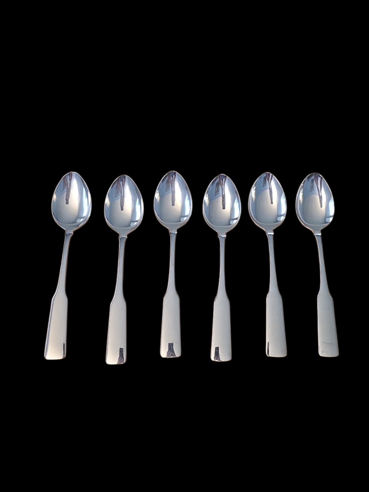 6 Towle T Byfield 6.75" Table Soup Spoons