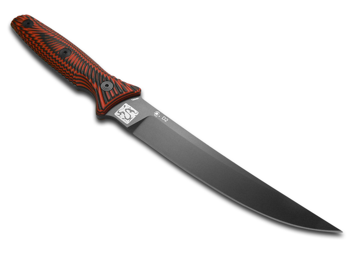 Spartan Blades Ronin Torii Fixed Blade SBBL4BKRD Red & Black G10 D2 Steel Knife