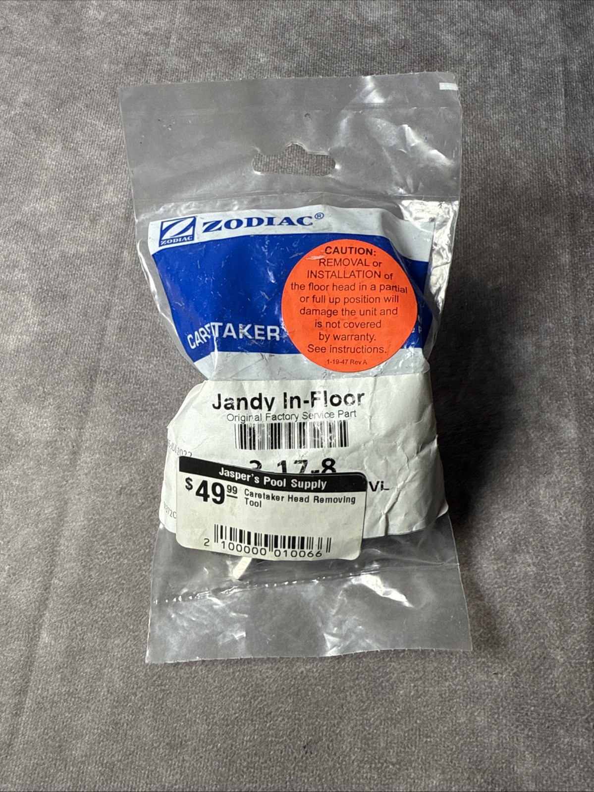 Polaris Caretaker Swimming Pool Cleaner Pop-Up Head Removal Tool Jandy 3-17-8