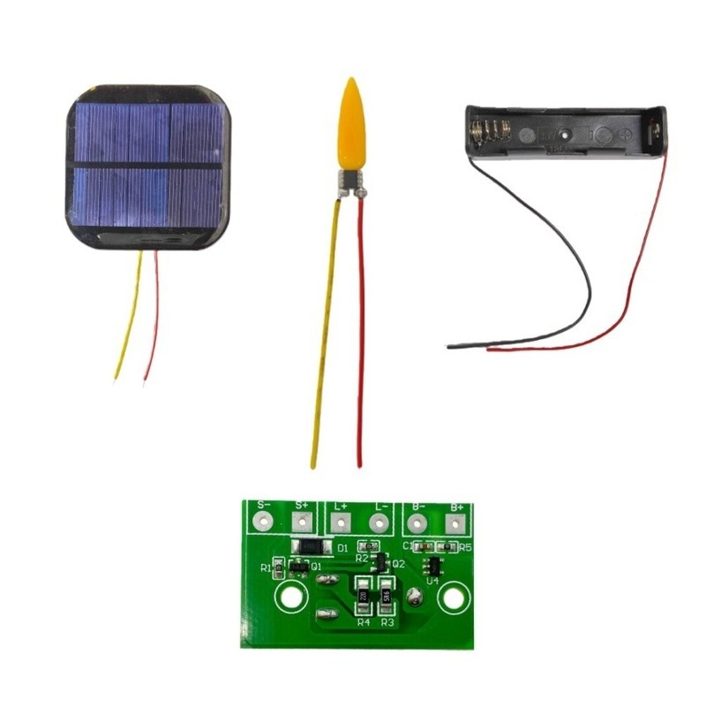3.7V Solar Flame Light PCBA Board for Decorative Candle Lighting Solutions