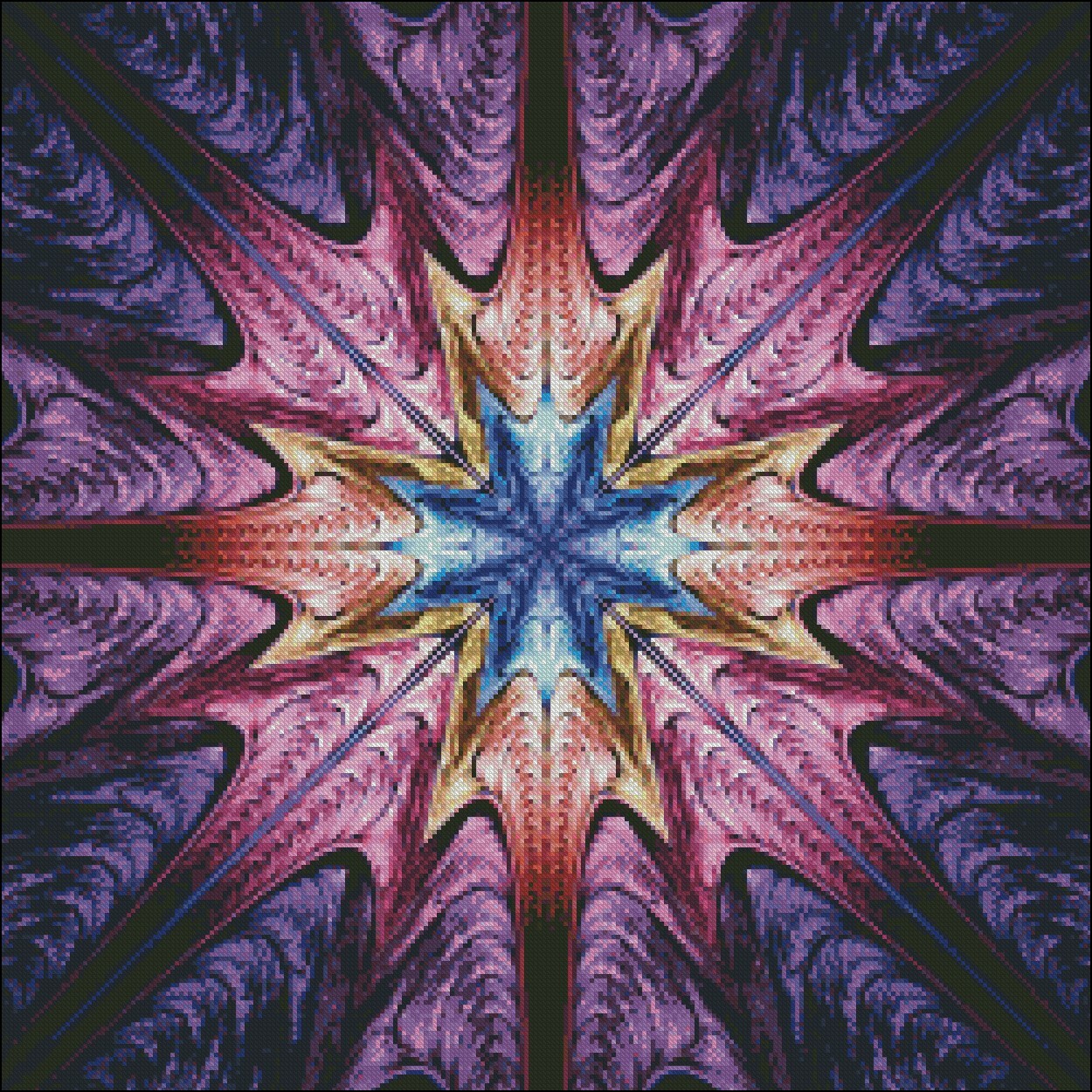 Splat - DIY Counted Cross Stitch Pattern Needlework