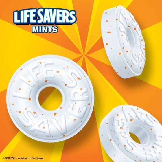 ORANGE MINT LIFESAVERS 10 LBs Wrapped Fresh Candy New Candies