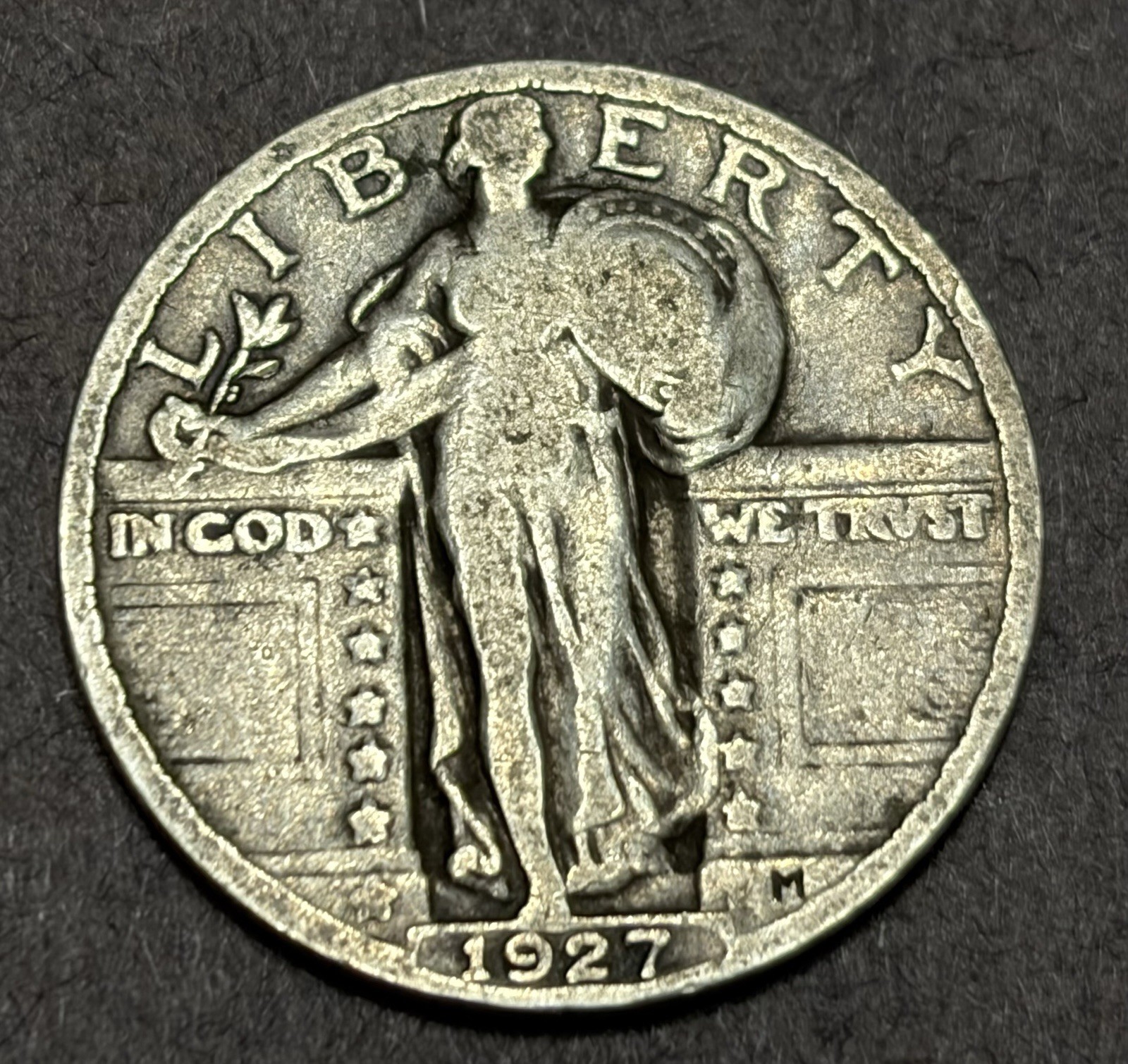 1927-P  Standing Liberty Quarter~ VG+