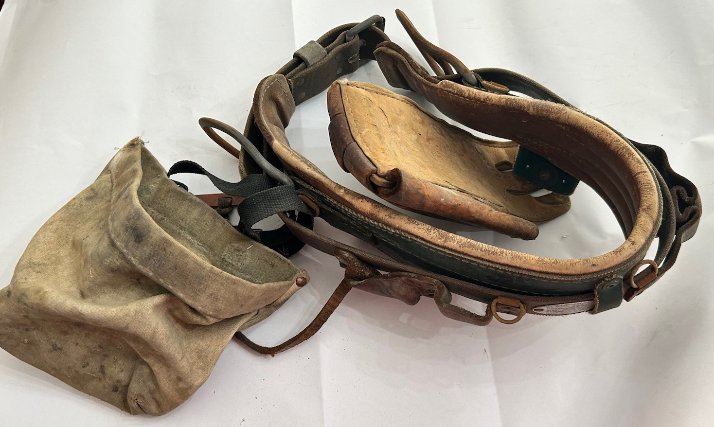 Klein Tools Lineman Arborist Climbing Tool Belt Size 38-46 Vintage 1978