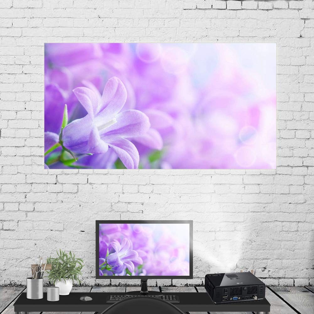 Rear Screen Projection Material Translucent, Projector Pull 60 inches