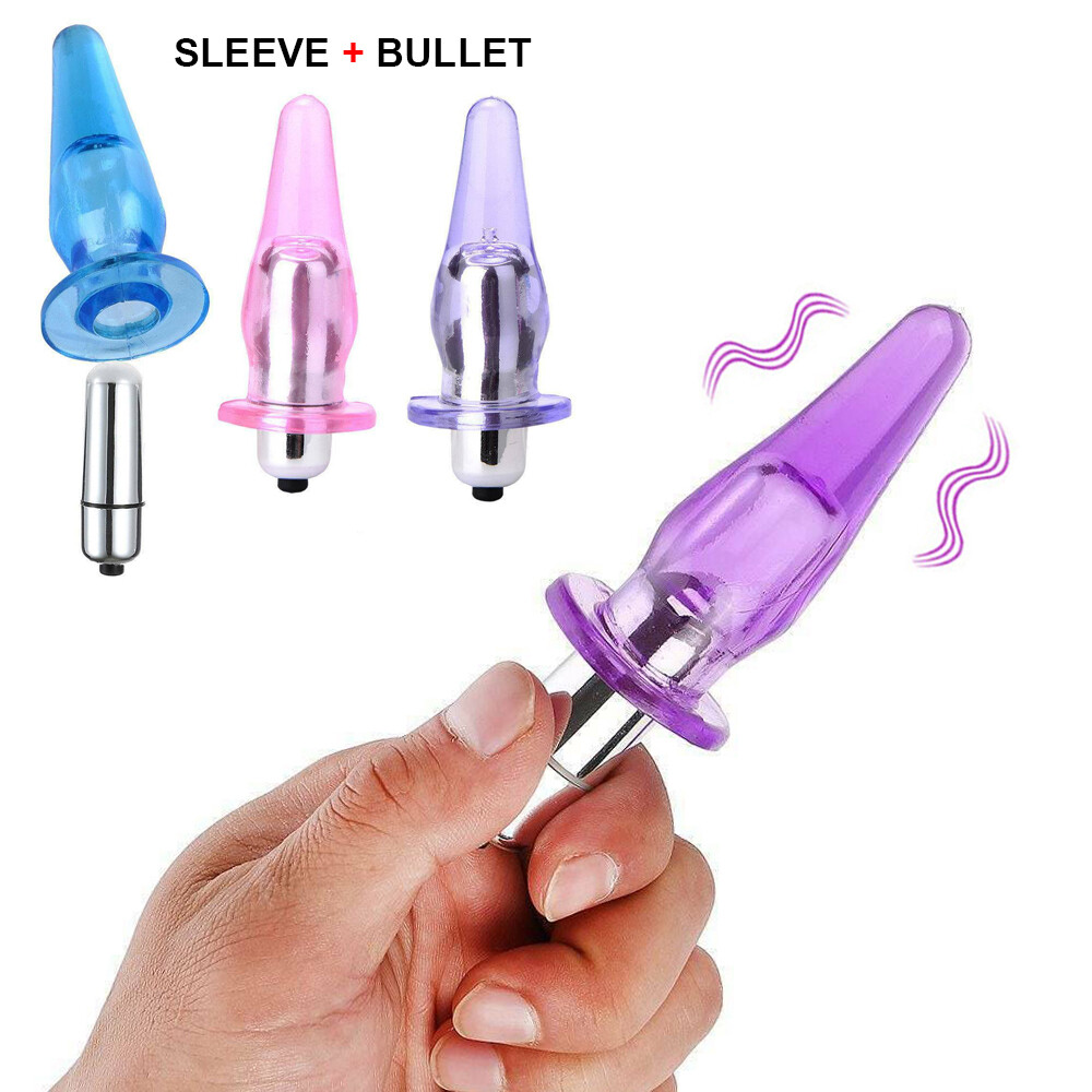 Vibrating Anal Butt Plug Vibrator Beginner Anal Sex Toys for Women Men Couples