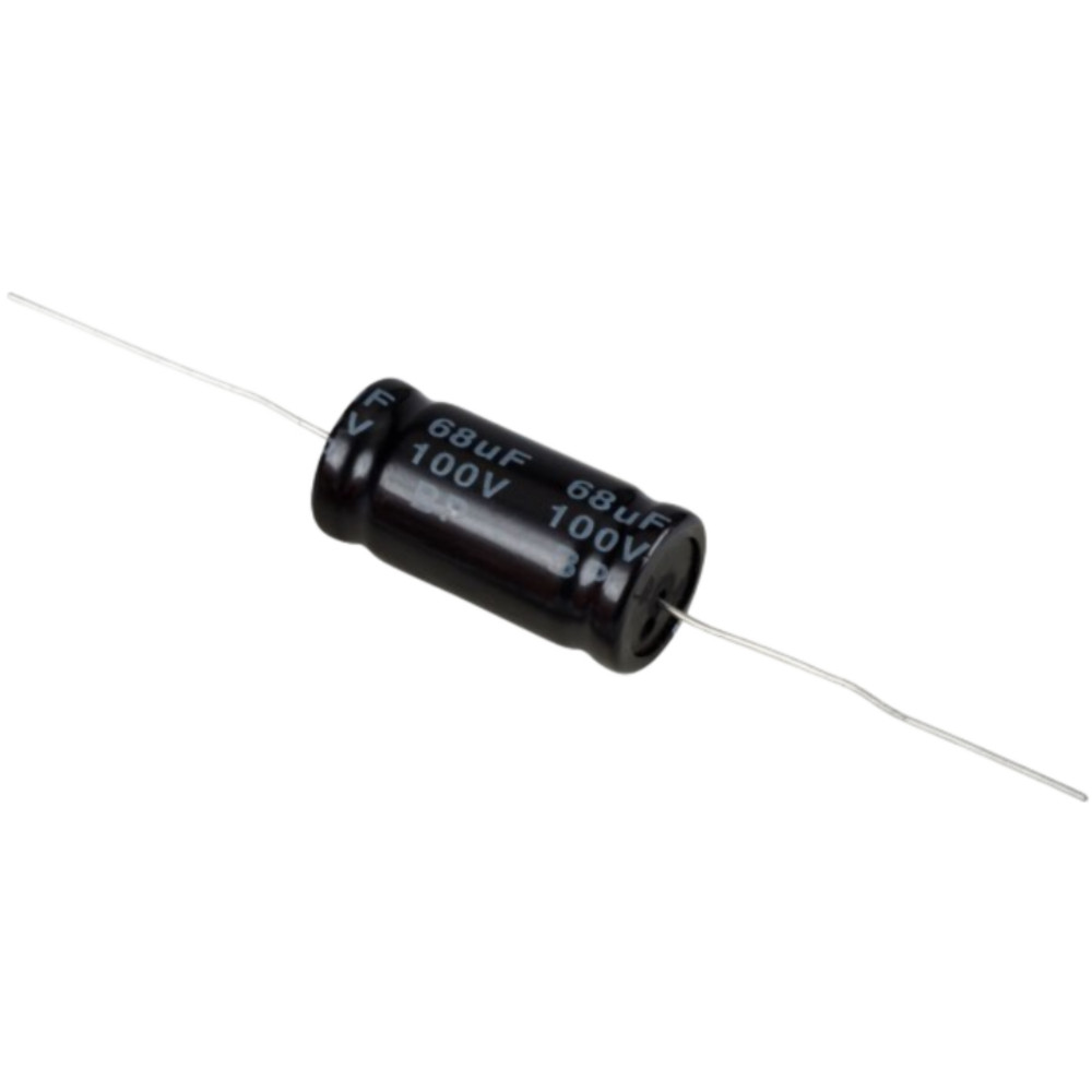 Pack of 10 Capacitor Non-Polarized Crossover Aluminum Electrolytic 68uF 100V 16m