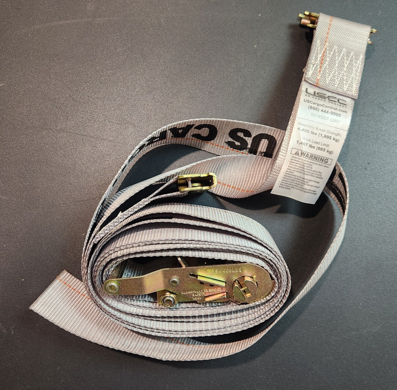 USCC Truck Cargo Straps 4400 lb