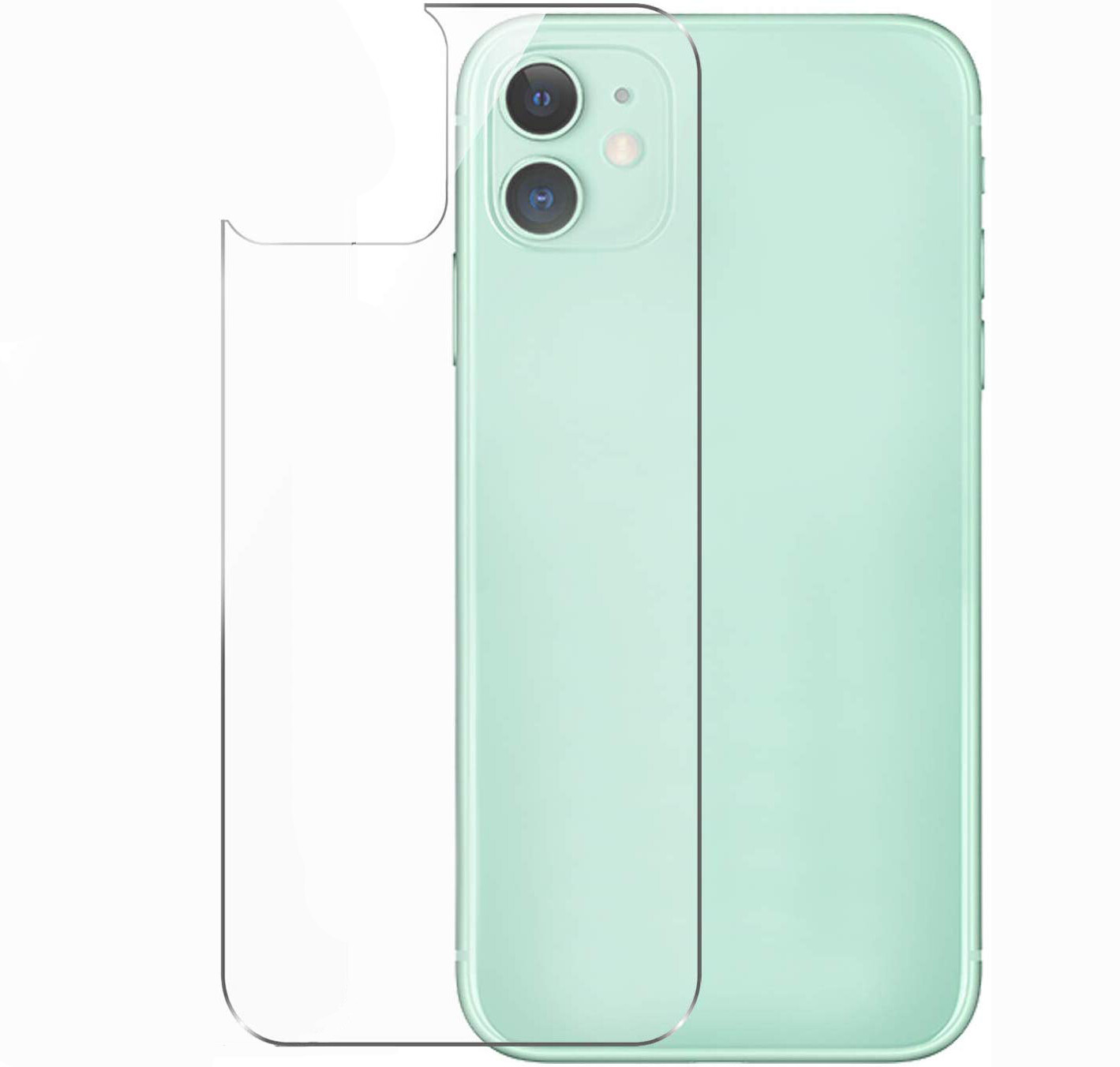 Tempered Glass Back Rear Screen Protector Apple iPhone 11 12 13 Pro Max