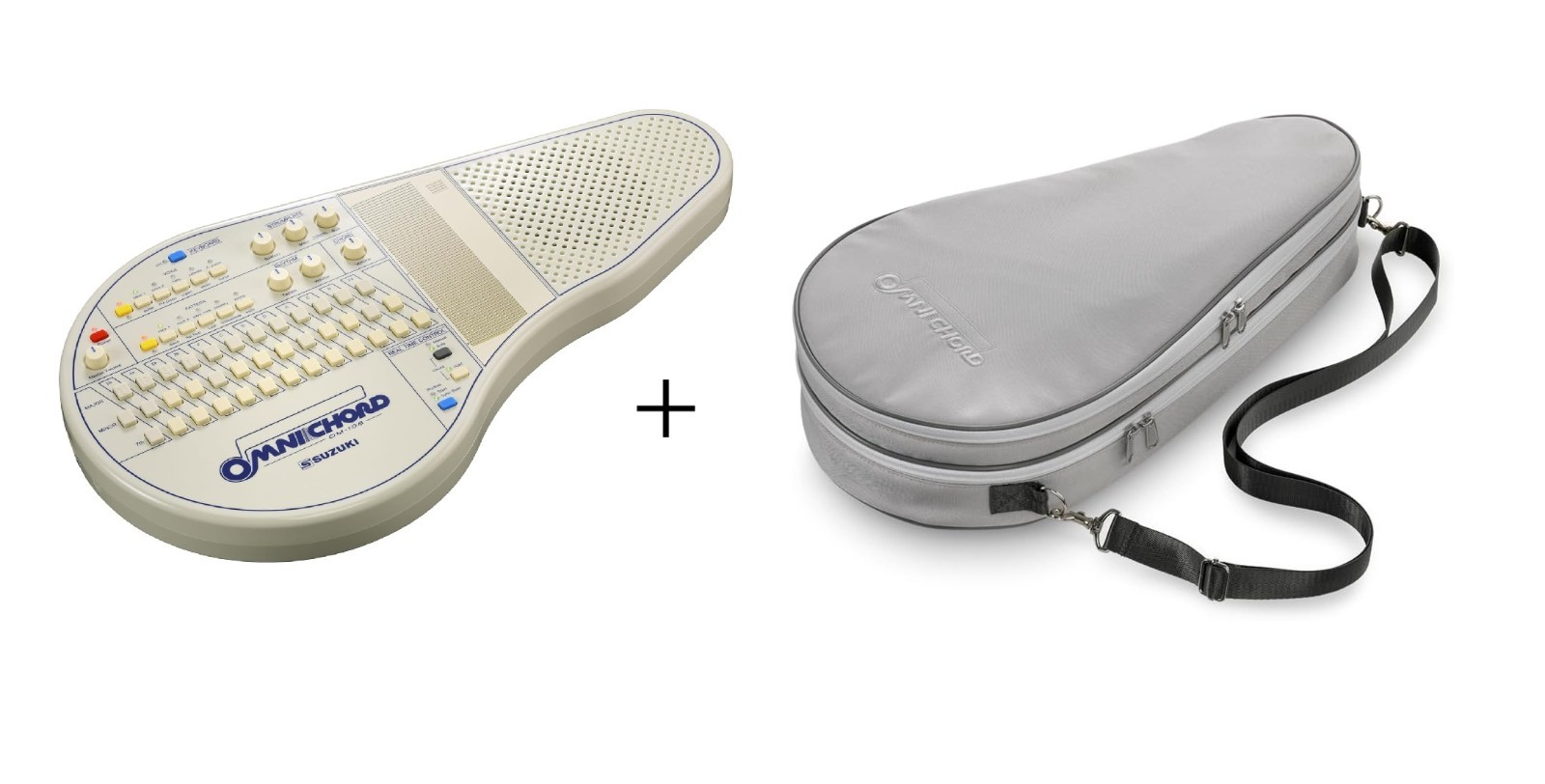 SUZUKI OMNICHORD OM-108 Strumplate + GIG Bag Auto Bass Chord Electronic Musical
