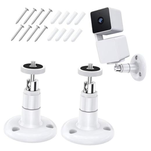 Wall Mount Compatible with Wyze Cam Pan V3 & Wyze Cam V4/V3 & Wyze Cam White