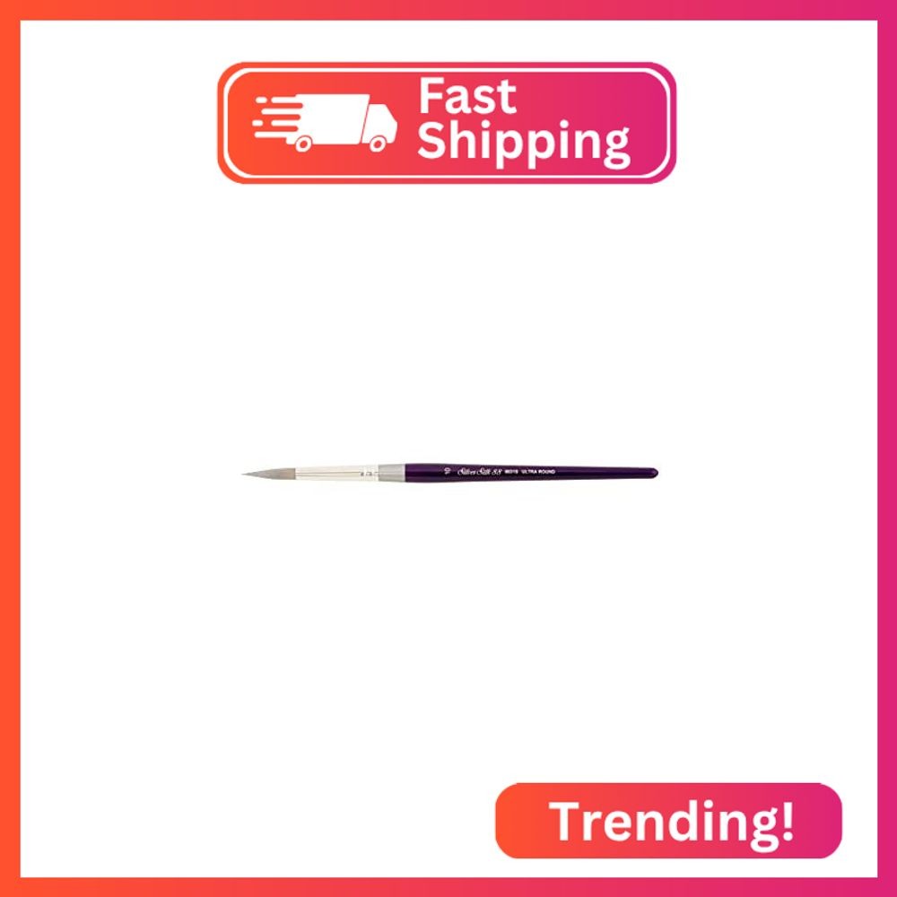 Silver Brush Limited Silver Silk 88 Ultra Round Acrylic Brush, Size 10