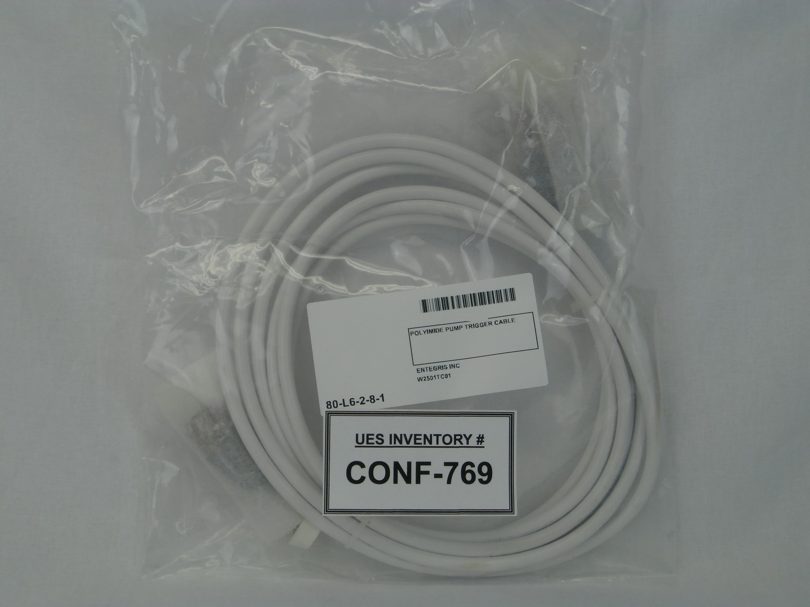 Entegris W2501TC01 Polymide Pump Trigger Cable New Surplus