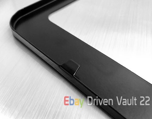 TRANSFORMERS AUTOBOTS Custom Made Black Metal License Plate Frame Screw Caps