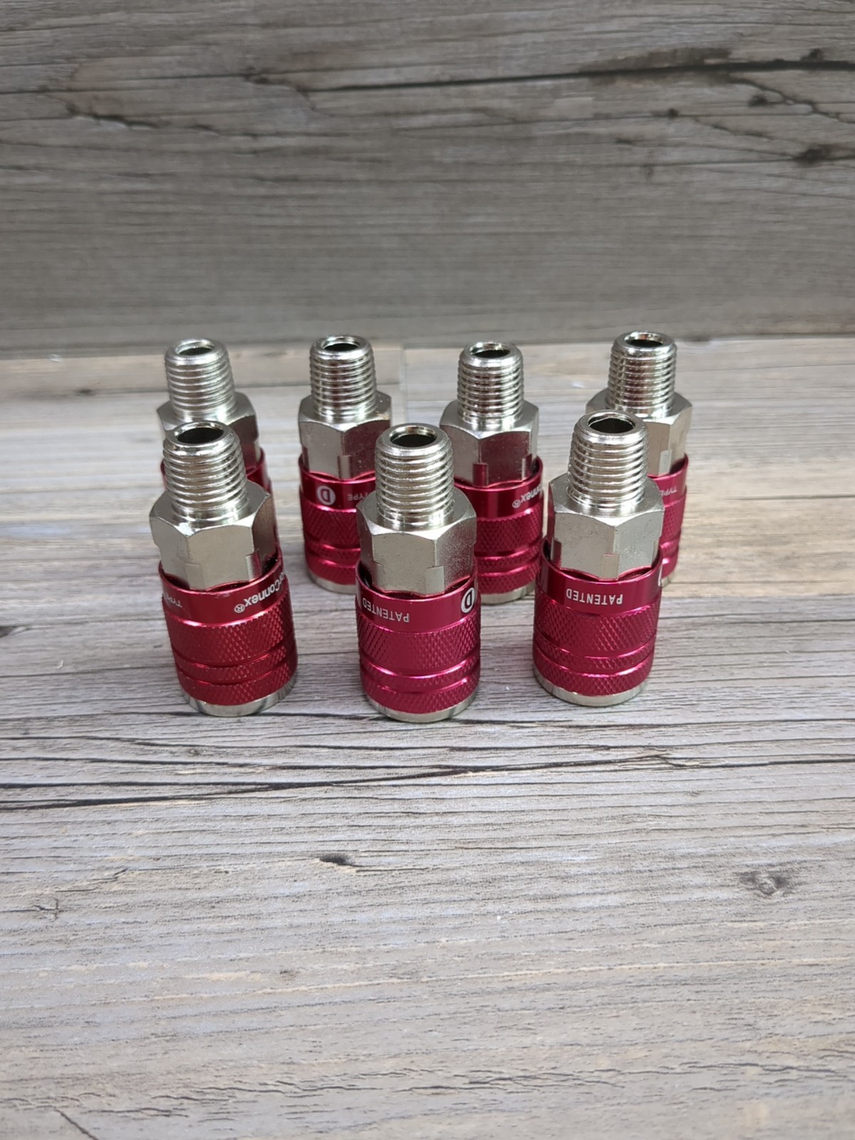 Legacy A73420D-X ColorConnex Type D Industrial 1/4" Body 1/4" Male NPT Lot Of 7