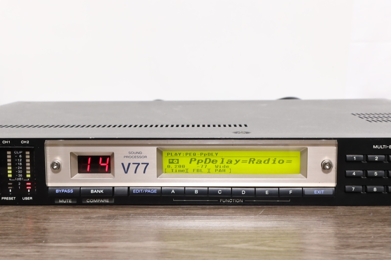 Repaired Sony DPS-V77 DPS Multi Effects Processor item W/Step-down transformer