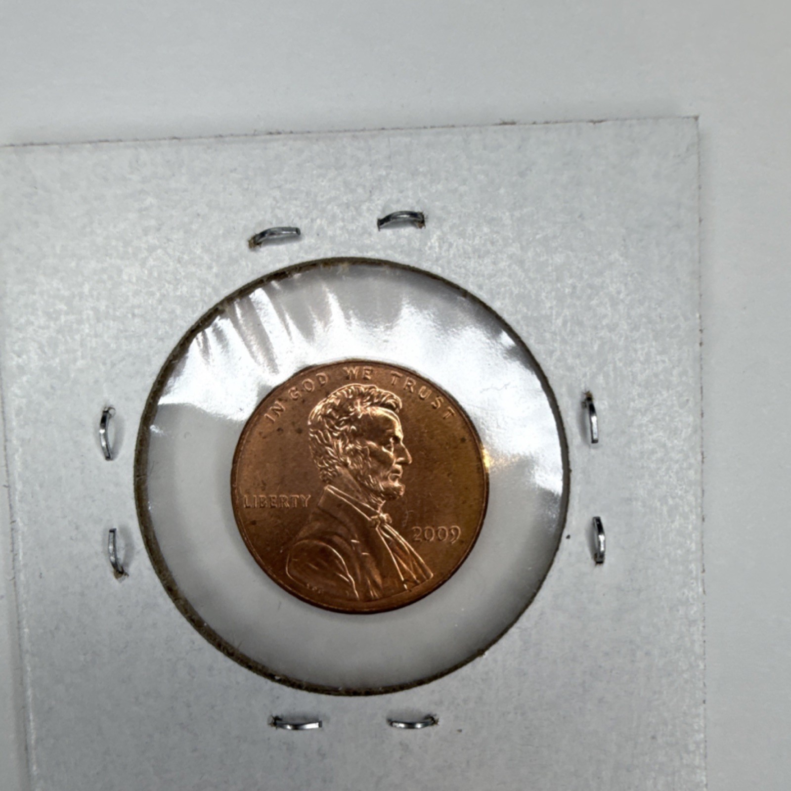 2009 Lincoln Bicentennial Small Cent Red Lincoln-Presidency Uncirculated