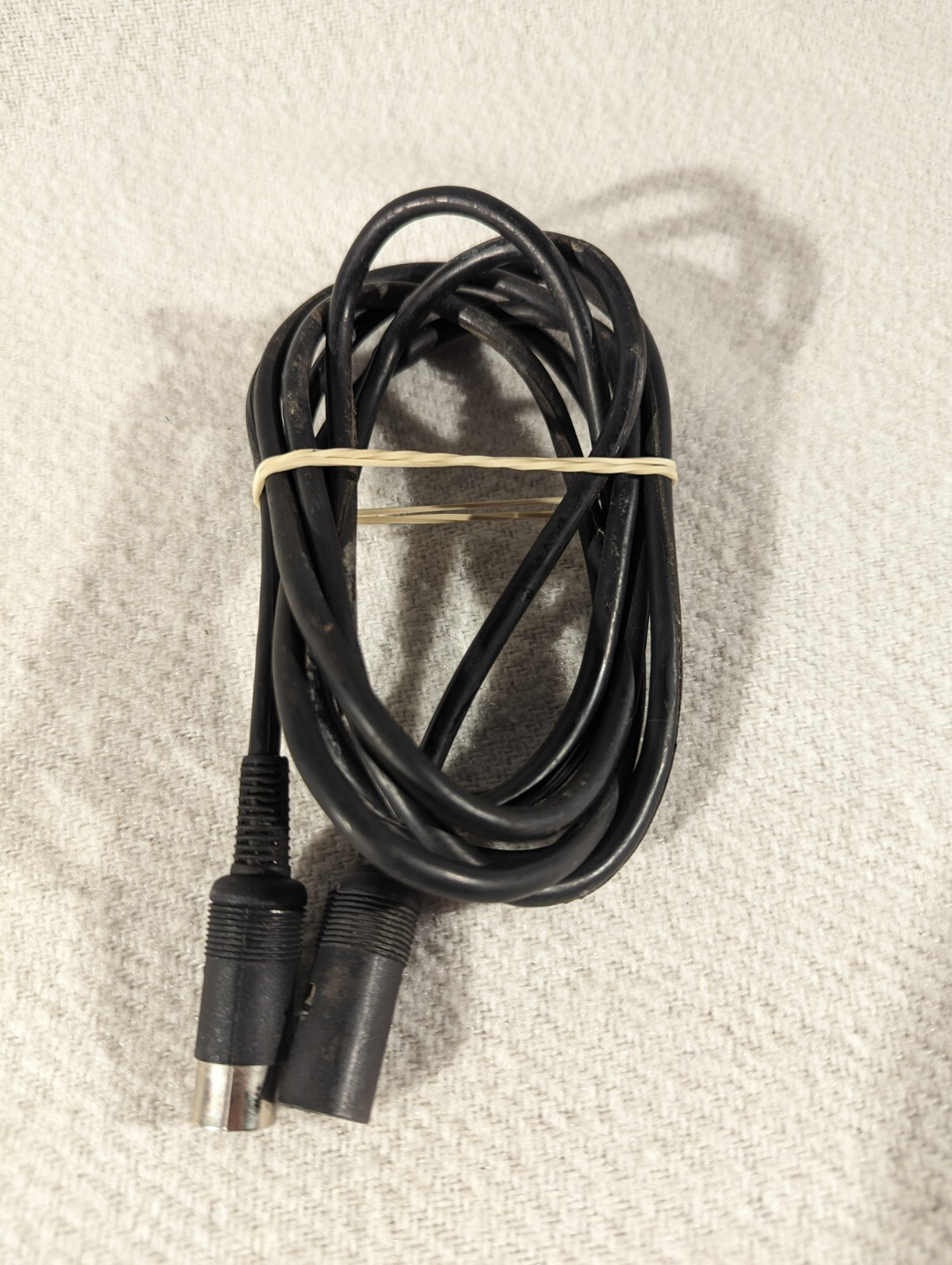 Vintage Five Pin Extender Computer Cable ~ Tandy? IBM? Commodore? Made in Japan
