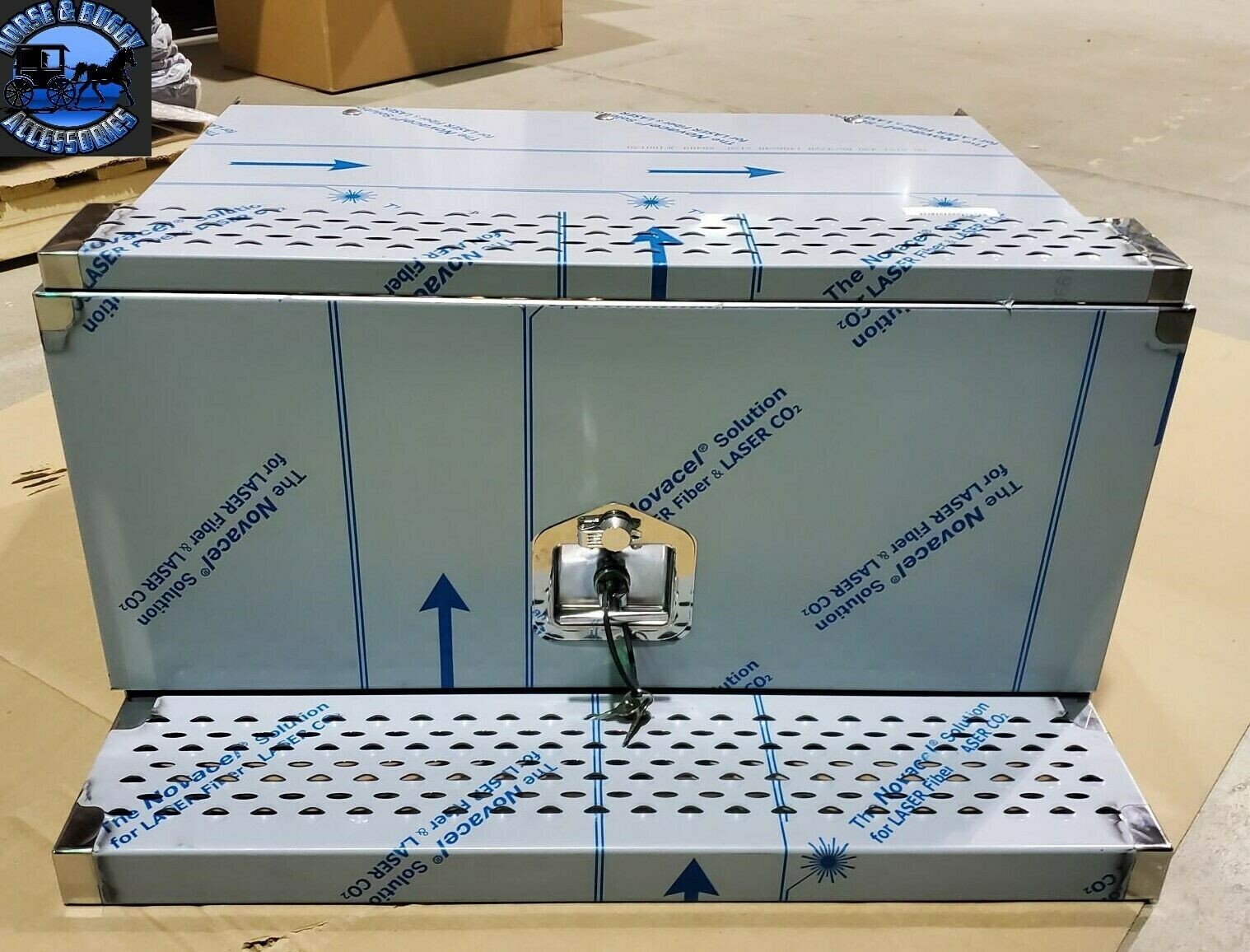 trux Peterbilt 304 stainless battery step box 359 379 389 drivers side tp-1667